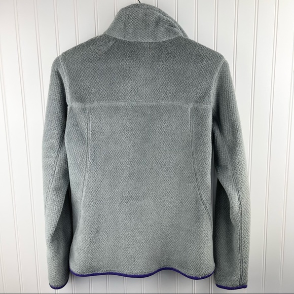 Patagonia Retool Snap-T Fleece Pullover Gray Purple Size Small - Picture 5 of 9
